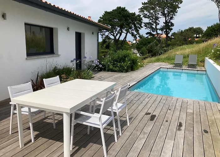 Avec Piscine Privee, Vue Sur Et A Pied 800m Будинок відпочинку *